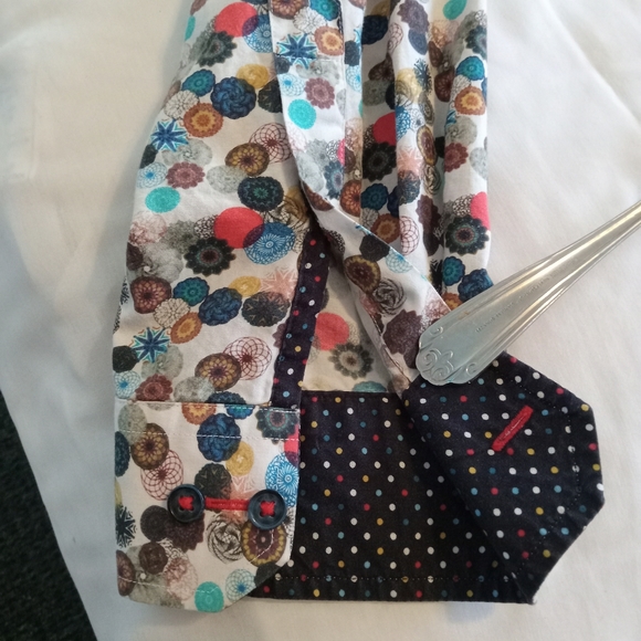 Jermyn and Bond Phycadelic Mod shirt. UK XL talored slim fit. Jermyn & Bond. - Picture 7 of 9